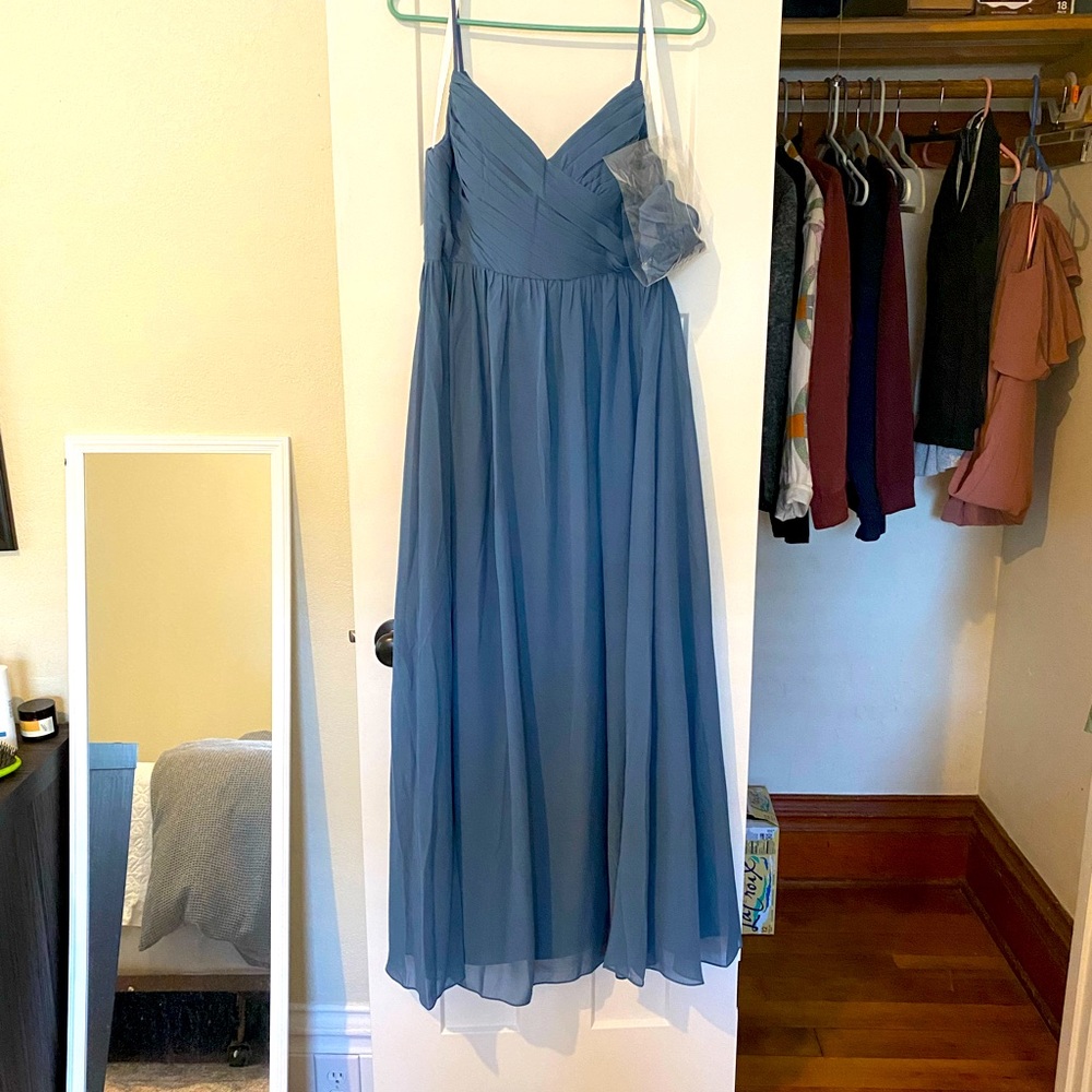 Revelry Dress Size 8 Dusty Blue